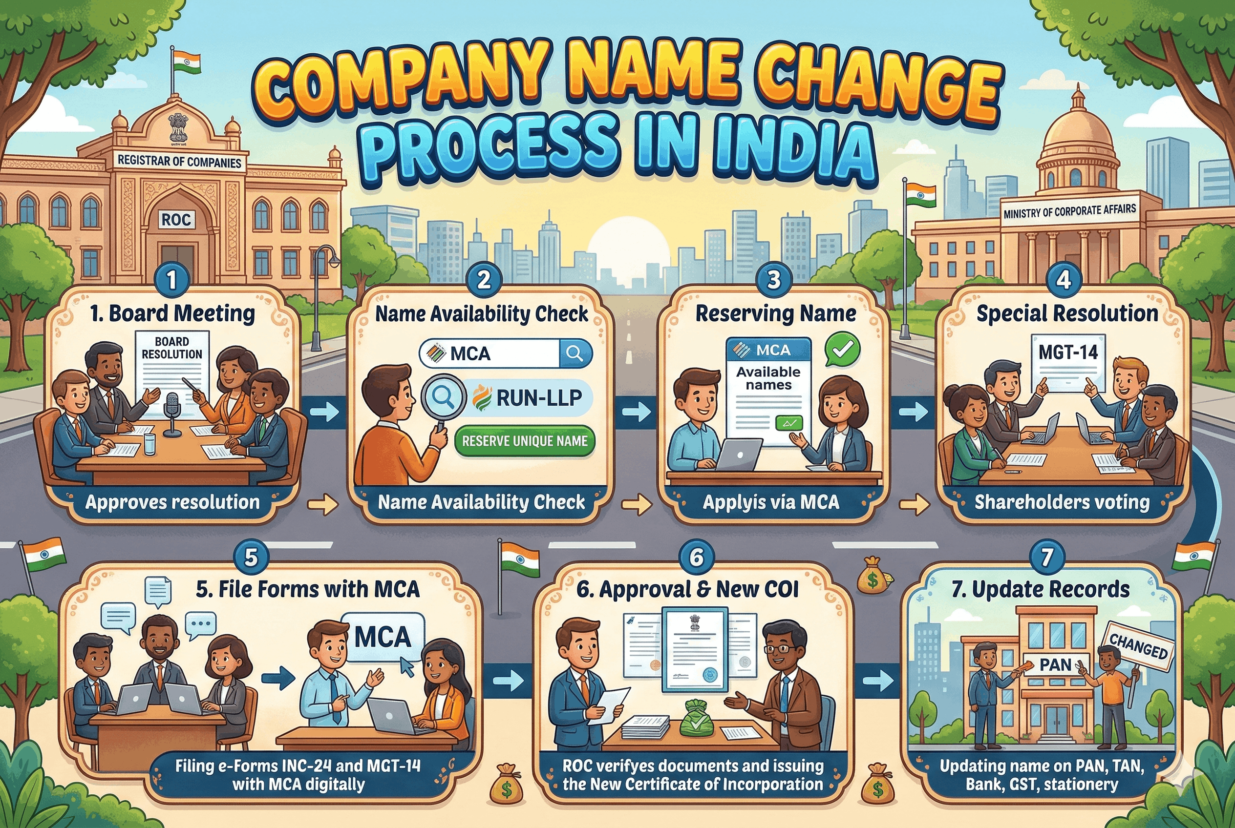 Company Name Change Process In India