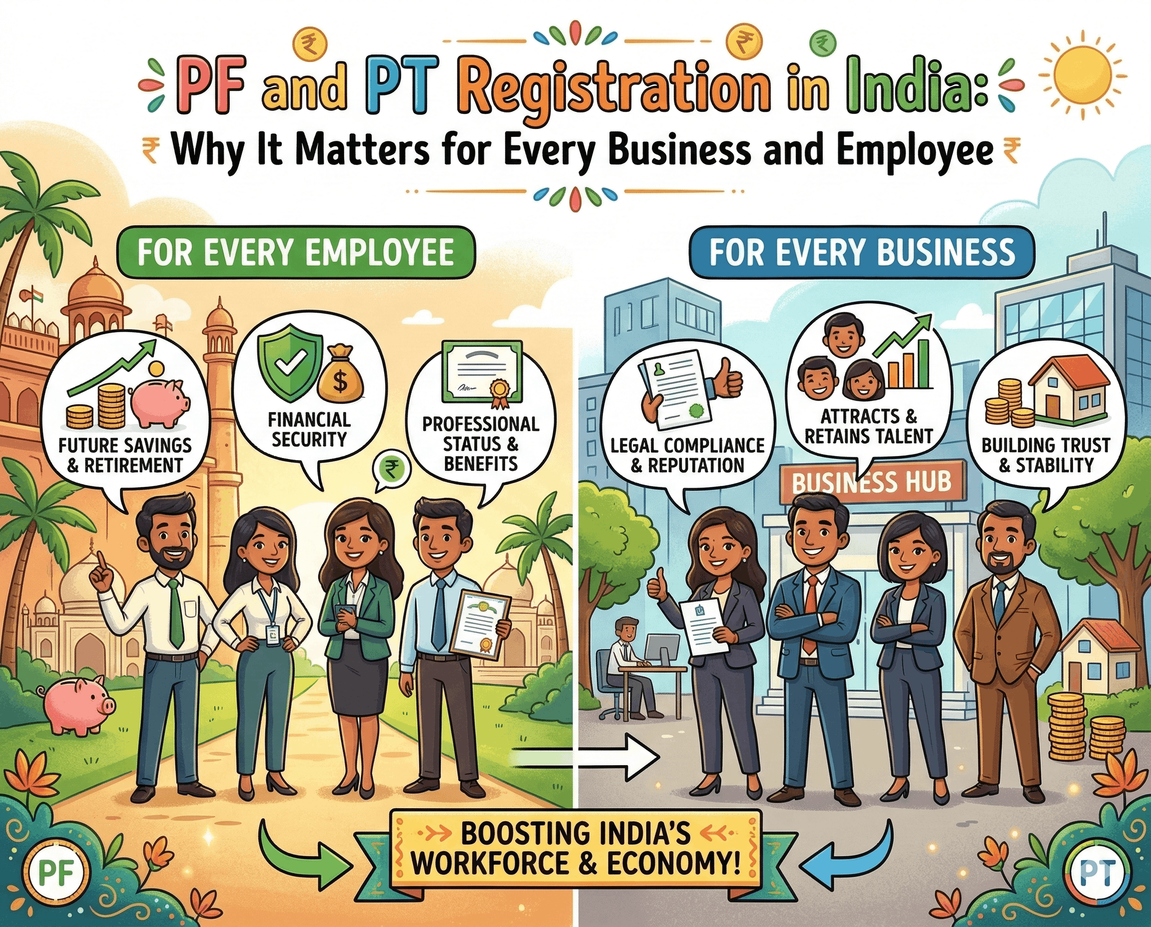 PF And PT Registration In India: Why It Matters For Every Business And Employee