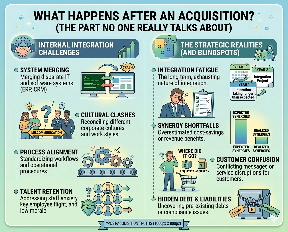 What Happens After An Acquisition? (The Part No One Really Talks About)