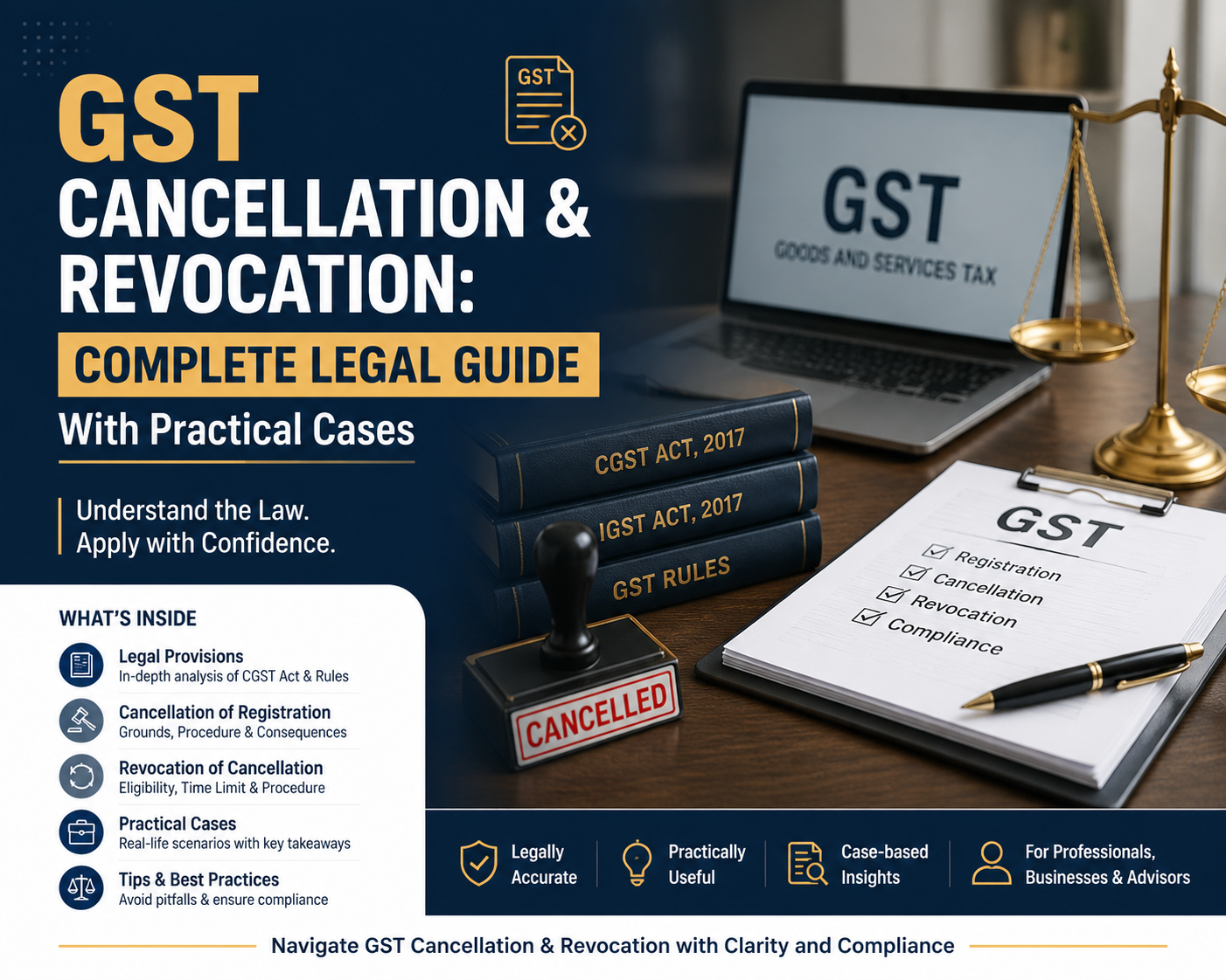 “GST Cancellation & Revocation: Complete Legal Guide With Practical Cases”