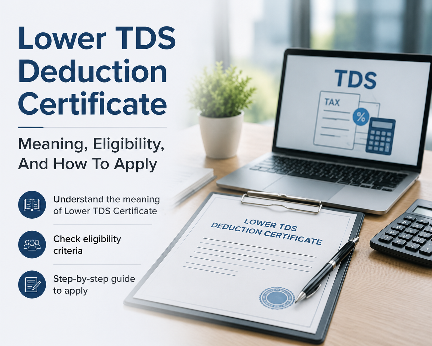 Lower TDS Deduction Certificate – Meaning, Eligibility, And How To Apply
