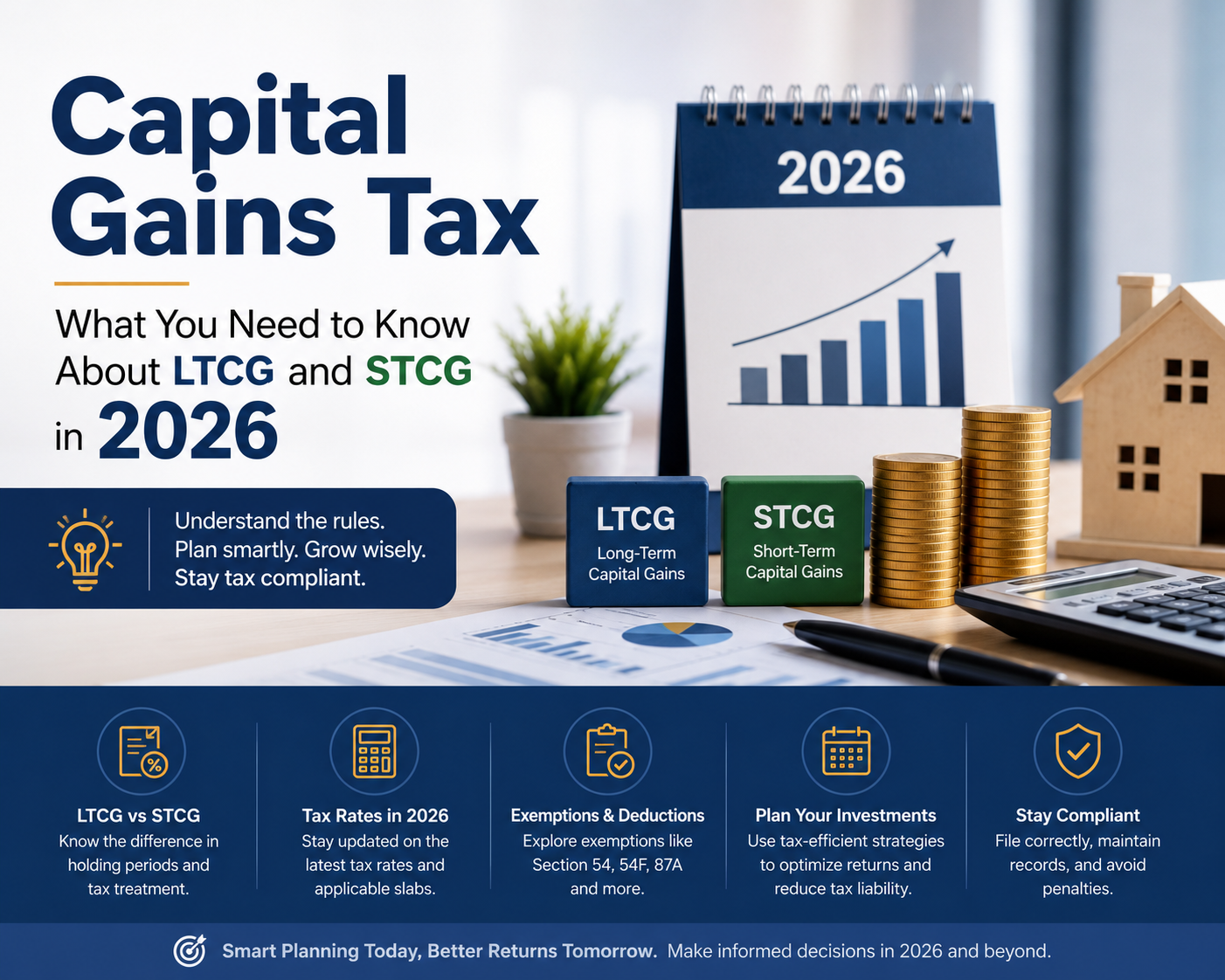 Capital Gains Tax – What You Need To Know About LTCG And STCG In 2026