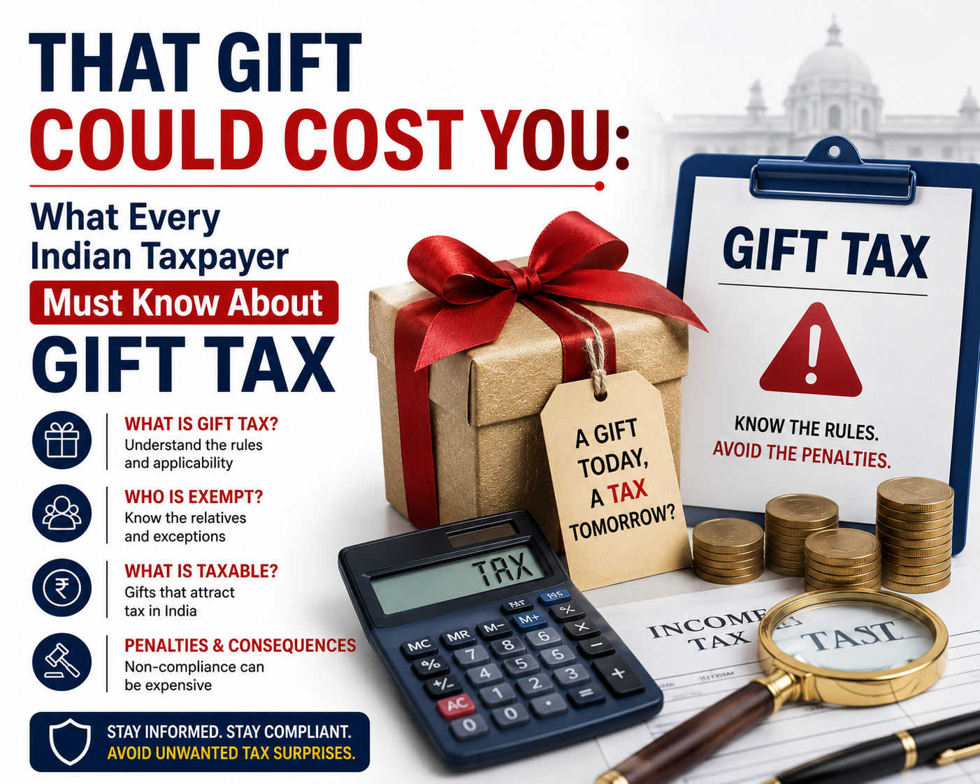That Gift Could Cost You: What Every Indian Taxpayer Must Know About Gift Tax