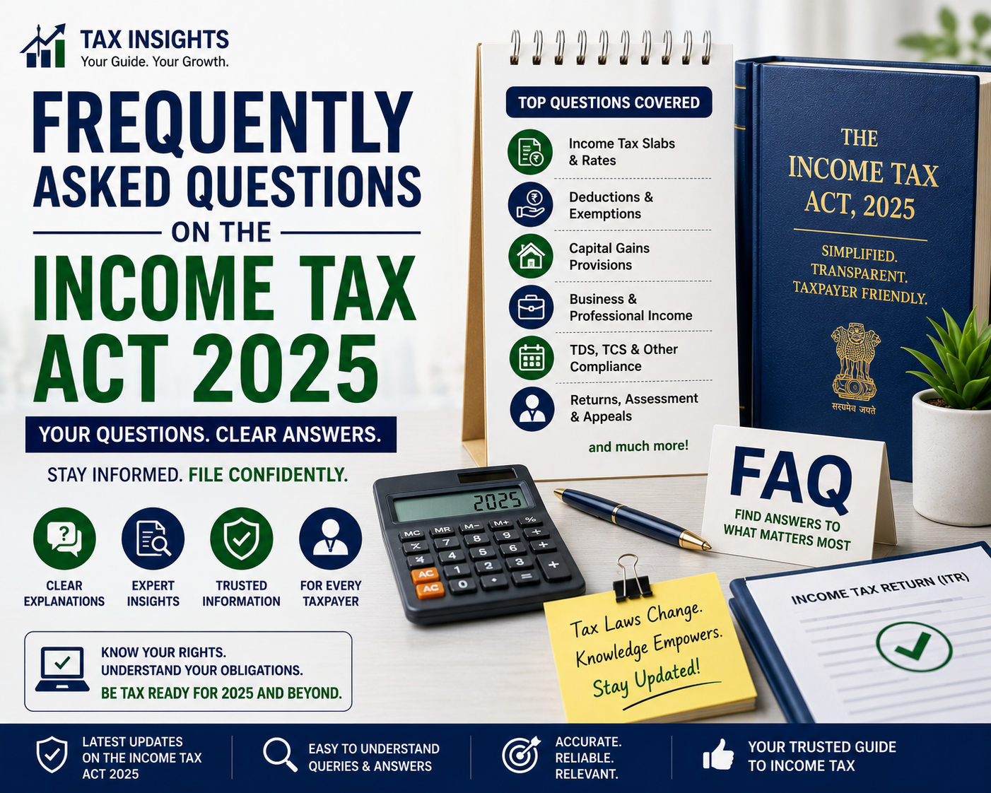 Frequently Asked Questions On The Income Tax Act 2025