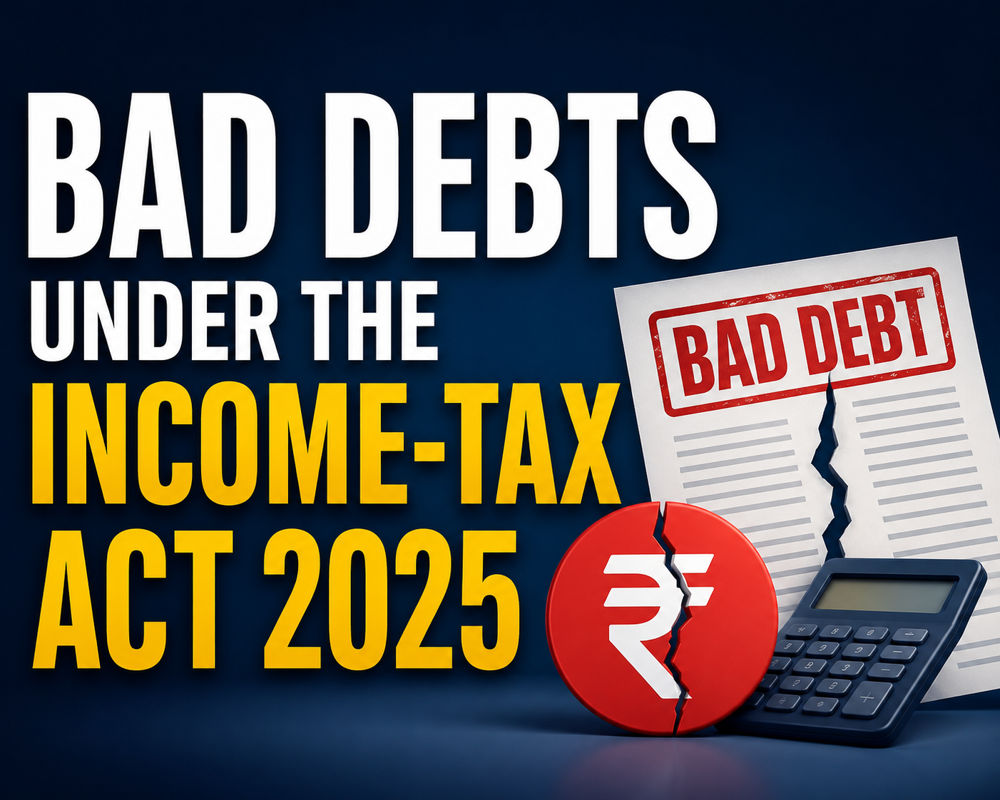 Bad Debts Under The Income-tax Act 2025