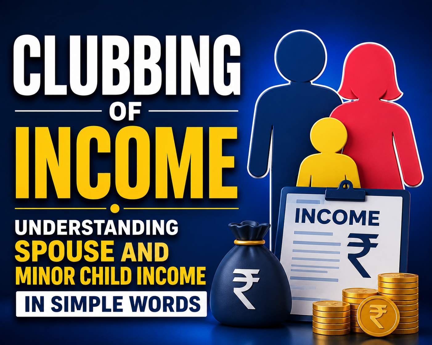 Clubbing Of Income – Understanding Spouse And Minor Child Income In Simple Words