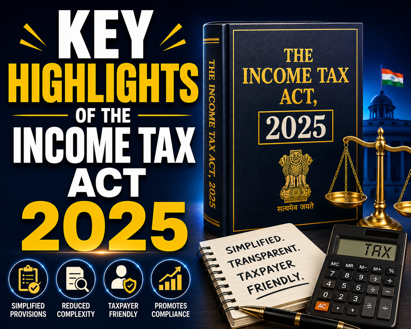 Key Highlights Of The Income Tax Act 2025