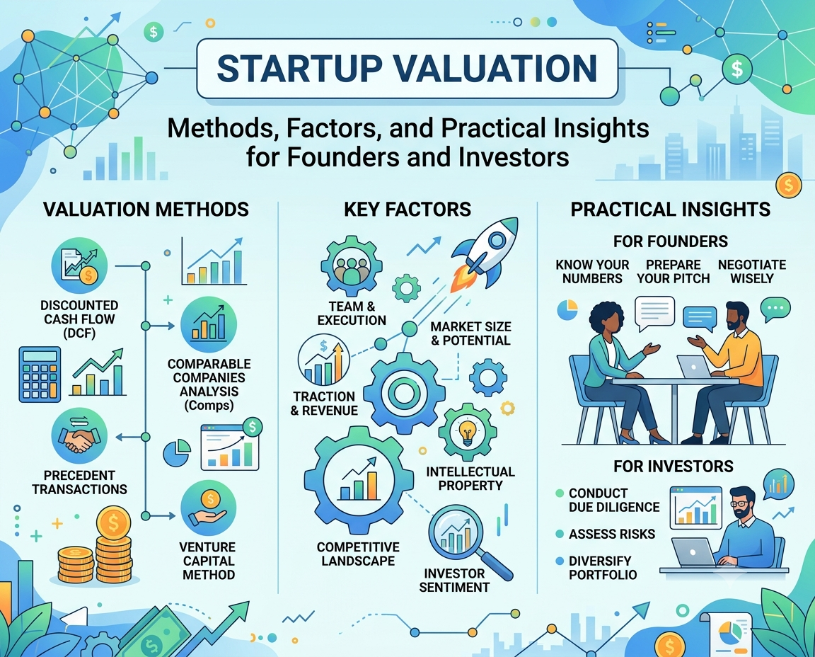 Startup Valuation – Methods, Factors, And Practical Insights For Founders And Investors