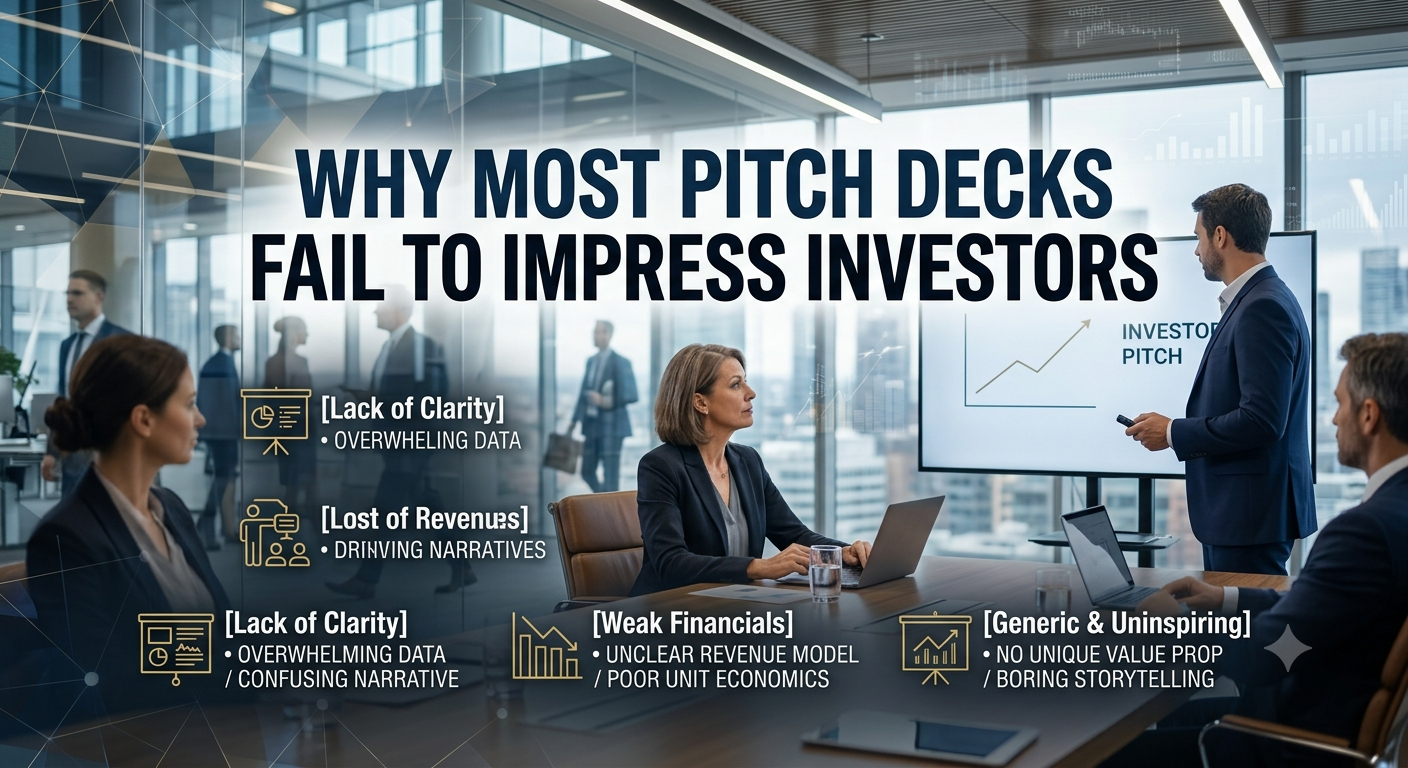 Why Most Pitch Decks Fail To Impress Investors