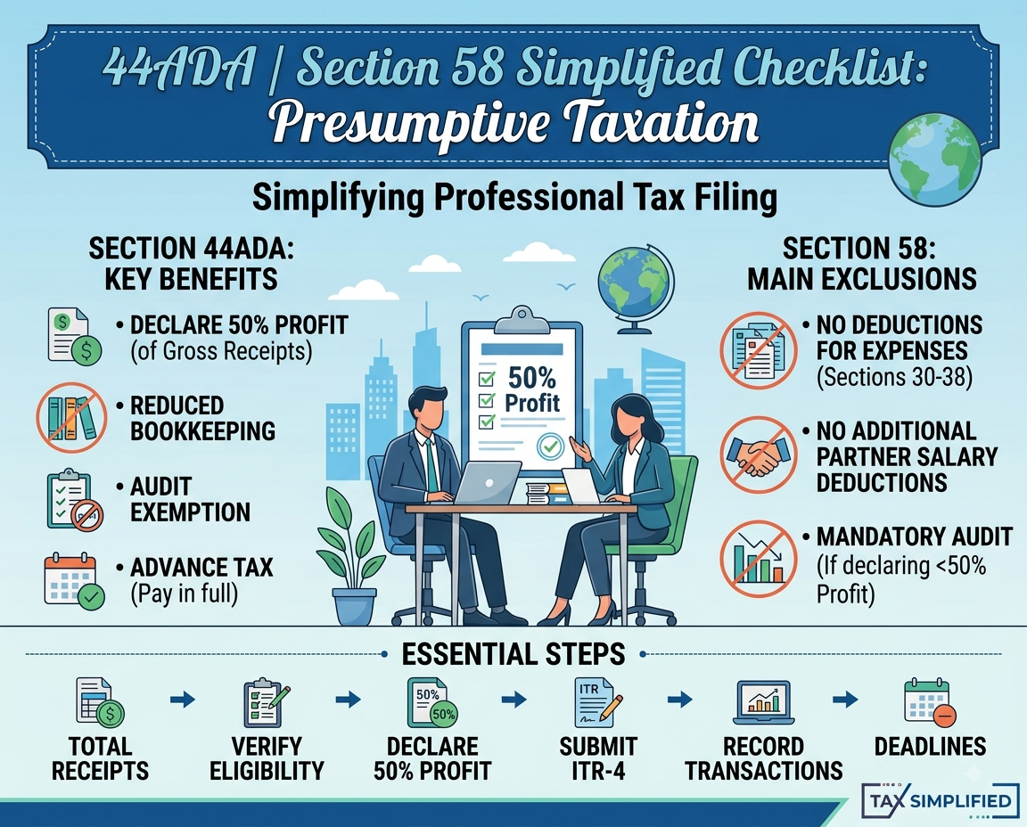 Section 44ADA/ Section 58