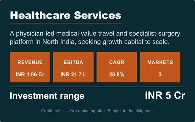 Project Prana — Physician-Led Medical Value Travel & Specialist Surgery Platform