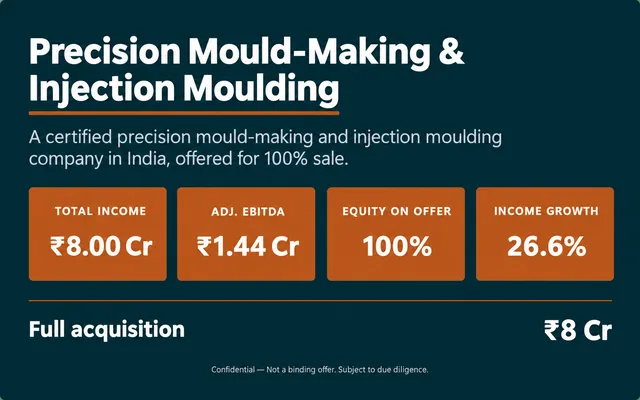 Precision Moulding Business Sale Teaser