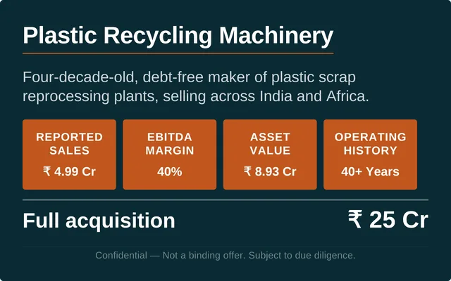 Plastic Reprocessing Plant Manufacturer
